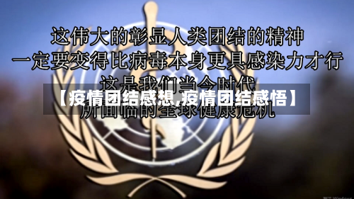 【疫情团结感想,疫情团结感悟】